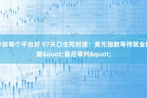 炒股哪个平台好 97关口生死时速：美元指数等待就业数据"最后审判"