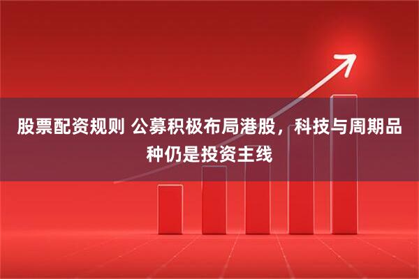 股票配资规则 公募积极布局港股，科技与周期品种仍是投资主线